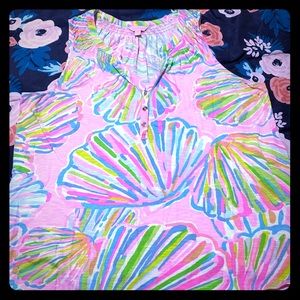 Lilly Pulitzer Essie tank XL shellebrate